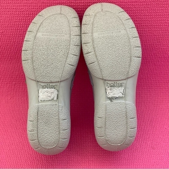 hotter womens nirvana II grey flat leather shoes US Size 7 - Picture 5 of 7